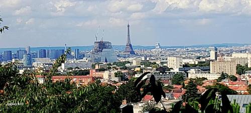 Chatillon Wohnung | Élégant apt avec vue Tour Eiffel & parking privé