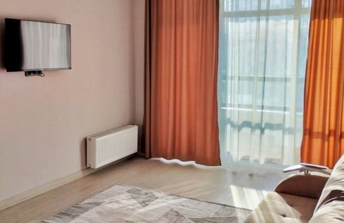 Nur-Sultan Wohnung | Современная квартира в стиле лофт с гамаком