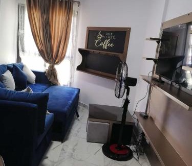 Al-Manasrah Wohnung | شاليه ايجار شقق فندقي بورتو سعيد شالية غرفتين ورسيبشن و2 حمام ارضي بجاردن خاص Hotel chalet for rent in Porto Said