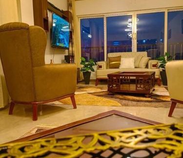 Giza Wohnung | شقة فندقية ترى النيل والاهرامات 1