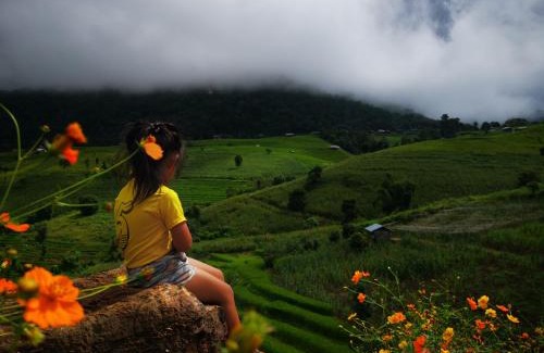 Mae Chaem Sonstige | บ้านยอดแก้ว​ 360​ ​ํ​ ชีวิตริมนา​ ป่าบงเปียง
