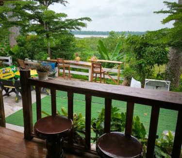 Nong Chaeng Haus | ฮักนะแก่งต่างหล่าง รีสอร์ทชานุมาน บรรยากาศดี ติดริมโขง