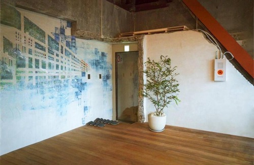 Chuo Ward Haus | ホテルニューハイオク：神戸駅4分/1棟貸し/リノベーションRC/Bed5台 (開放的なアート空間)