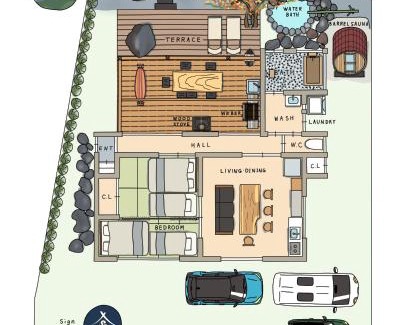 Izu Villa | 修善寺テラスヴィラ バレルサウナ付アウトドアリゾート