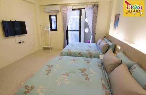 Luodong Haus | 充電樁 羅東木村電梯民宿Luodong Tree BnB 雲朵朵二館 近週三清溝 免費洗衣機 烘衣機 星巴克咖啡豆 國旅卡特約店