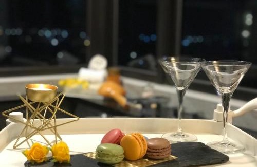 Toucheng Wohnung | 宜蘭頭城A Happy Birthday 私人溫泉 海景 蘭陽夜景大陽台無邊際泳池