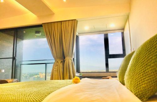 Toucheng Wohnung | 宜蘭頭城A Happy Birthday 私人溫泉 海景 蘭陽夜景大陽台無邊際泳池