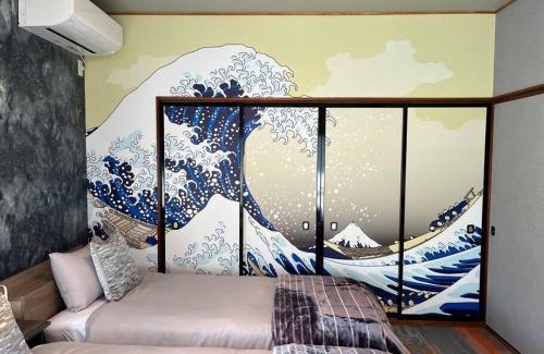 Fujikawaguchiko Villa | 折々祭ー河口湖駅徒歩六分富士山ビューとホームシアター庭付