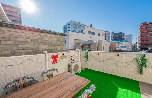 Taito Villa | 新筑Jr山手線鶯谷徒步3分直达上野 秋叶原 新宿 涩谷 池袋 原宿 银座 成田机场独栋四层110平别墅