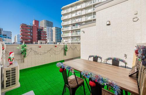 Taito Villa | 新筑Jr山手線鶯谷徒步3分直达上野 秋叶原 新宿 涩谷 池袋 原宿 银座 成田机场独栋四层110平别墅