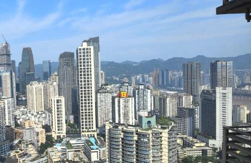 Yuzhong Wohnung | 重庆解放碑阳崽民宿高层新中式景观Youngzai Apt in Jiefangbei 5