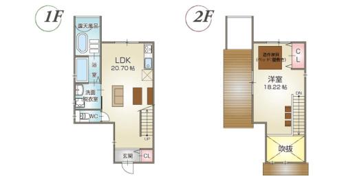 Shiga Prefecture Haus | 風車村2-1-21号