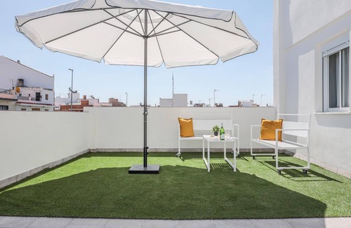 La Algaba Wohnung | 1 Apt 2 BR Algaba Terraza