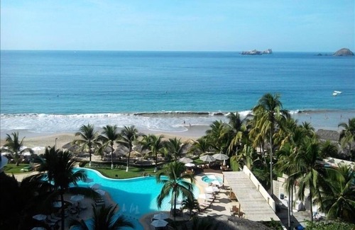 Ixtapa Eigentumswohnung | 1 Zim, Blick auf die Bucht Grand Residencial, Deluxe Ocean / Beach Front !!