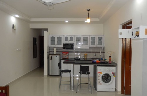 Arpora Wohnung | 1 BHK Apt auf Calangute - Baga - Anjuna Rd. Arpora, Goa, Indien (schläft 4)