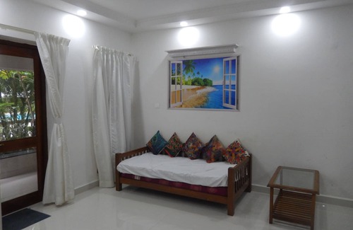 Arpora Wohnung | 1 BHK Apt auf Calangute - Baga - Anjuna Rd. Arpora, Goa, Indien (schläft 4)
