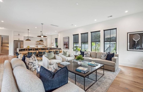 Isle of Palms Haus | 1 block to Beach, Private Pool, Pickleball, LSV Golf Cart