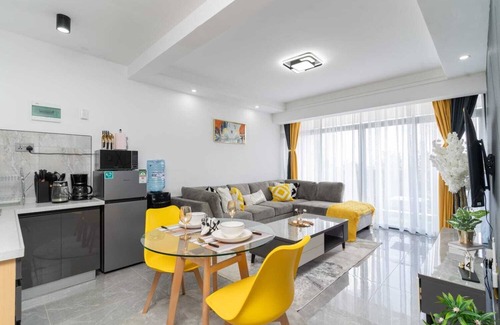 Kileleshwa Wohnung | 1 Br apartment in kileleshwa (Nairobi) with Gym/Fast Wifi/5 mins to Yaya Centre