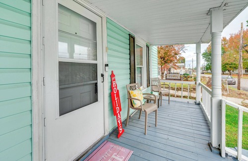 Greenville Haus | 1 Mi to Stadium: Home w/ Porch in Greenville!