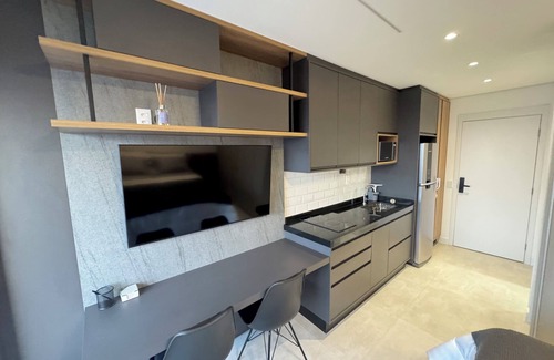 Vila Olimpia Wohnung | 100% Vila Olímpia ! Ar Acad TV4k! 10 min Congonhas