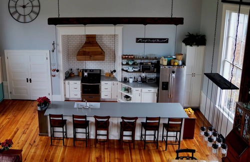 Stephens City Haus | 19th Century Renovated Church Building. A spacious sanctuary retreat.