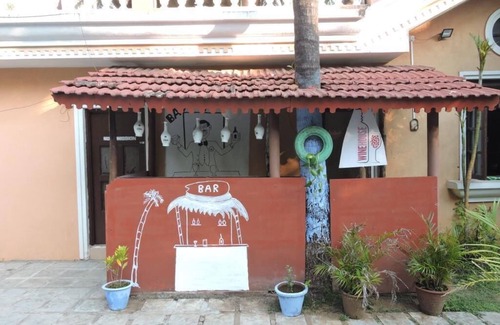 Betalbatim Wohnung | 1BHK apartment with pool & garden at Benaulim to Colva beach