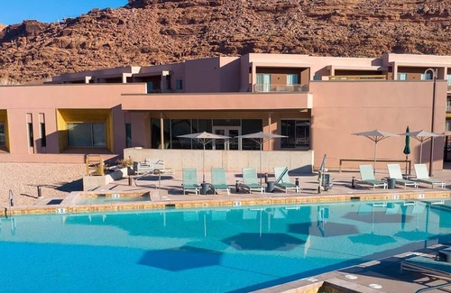 Moab Eigentumswohnung | 2-bedroom condo in marvelous Moab with WiFi, fitness room, AC