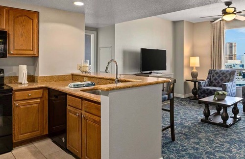 Las Vegas Resort | 2-Bedroom Suite at Club Wyndham Grand Desert – Minutes from the Las Vegas Strip!