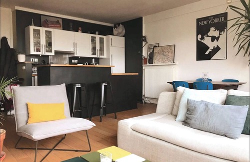 Quinze-Vingts Wohnung | 2 Pièces 45m² Lumineux Avec Ascenseur, Tout Équipé Bastille/nation