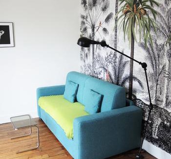 Quartier de la Goutte-d'Or Wohnung | 2 Pièces avec Balcon Plein Sud
