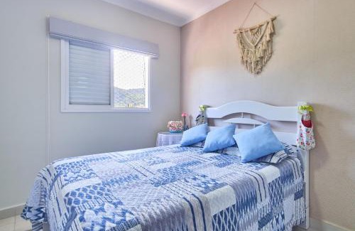 Estufa II Wohnung | 2 Quartos com ar, piscina, sacada Gourmet a 1 km da praia Grande