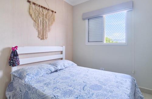 Estufa II Wohnung | 2 Quartos com ar, piscina, sacada Gourmet a 1 km da praia Grande