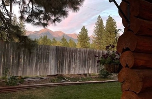 Condon Haus | 2 Story Log Home, on a Swan River near Mission Mountain Wilderness Views