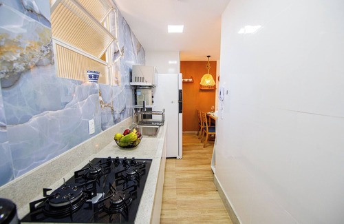 Centro Wohnung | 20 m from the beach in the center of Guarapari - Brazilian Corner