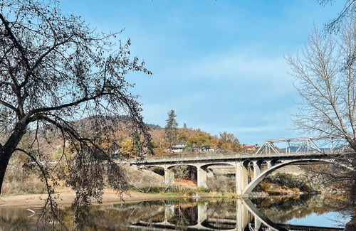 Gold Hill Haus | 2021 RV with everything you need for a cozy stay! River Access at the RV park.