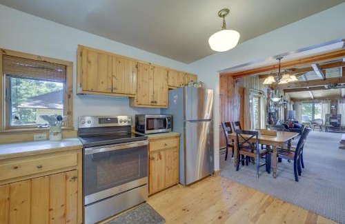 Rapid City Haus | 21 Mi to Slopes! Torch Lake Home with Private Beach