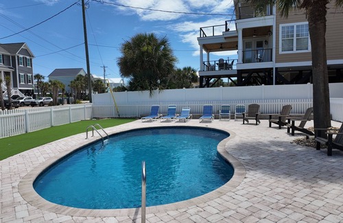 Inlet Harbour Haus | 2. Reihe - Privater Pool - Putting Green, direkter Zugang zum Strand vor der Haustür!