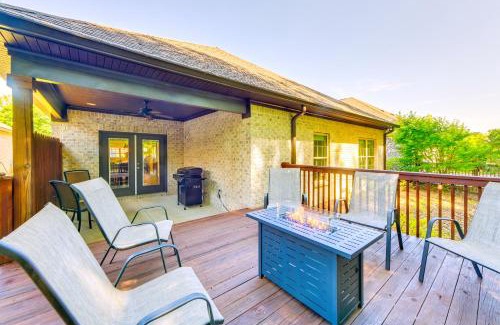 Auburn - Opelika Haus | 3 Mi to Campus Auburn Home with Deck and Fire Pit