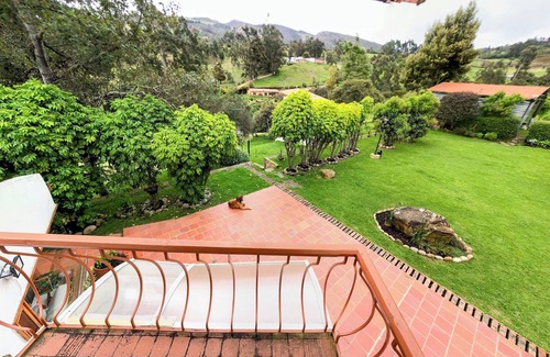 Sesquile Hütte | 3 Zimmmer-Haus mit beheiztem Pool in der Nähe des Guatavita-Sees