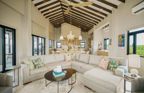 Placencia Villa | 3-Story 4BR Waterfront Villa w/ Sunset Views