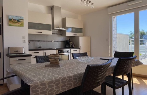 Pleherel-Plage-Vieux-Bourg Wohnung | 353 - T2 Lumineux Avec vue Imprenable sur le Cap Fréhel et L'anse du Croc