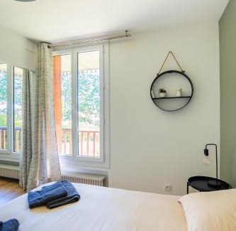 La Celle-sous-Gouzon Wohnung | 36 m2 2-room apartment, parking, fiber internet, near metro, Literie Bultex