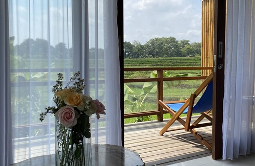 Babakan Villa | 4 Bedrooms with Rice Field and Sunset View in Canggu