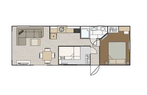 Suderstapel Haus | 40 m² Ferienhaus ∙ 2 Schlafzimmer ∙ 4 Gäste