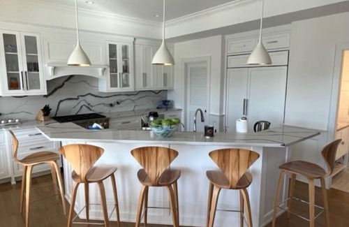 Harvey Cedars Haus | 5-bedroom bay front house w pool, w generous social area, short walk to beach