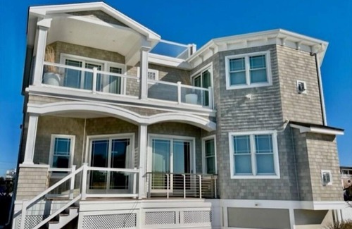 Harvey Cedars Haus | 5-bedroom bay front house w pool, w generous social area, short walk to beach