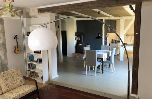 Stolzenhagen Haus | 5 Minuten vom Nationalpark entfernt Ferienhaus für Wanderer, Radfahrer, Angler