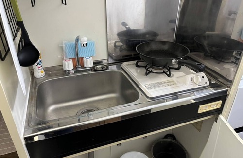 Nishi-Shinjuku Wohnung | 5 minutes on foot from Nishi-Shinjuku 5-chome Station & double bed & veranda