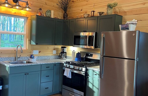 Charlevoix Kabine | 5 minutes to town, New Cabin-2/4 adults or family up to 4 kids. Beach 2 miles.
