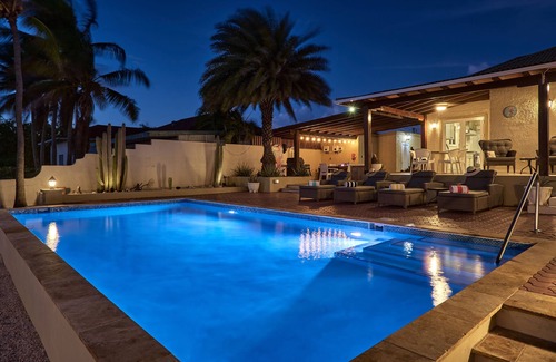 Sero Colorado Haus | NEUE AUFLISTUNG!! Villa am Meer mit privatem Pool und Palapa (bei Baby Beach)